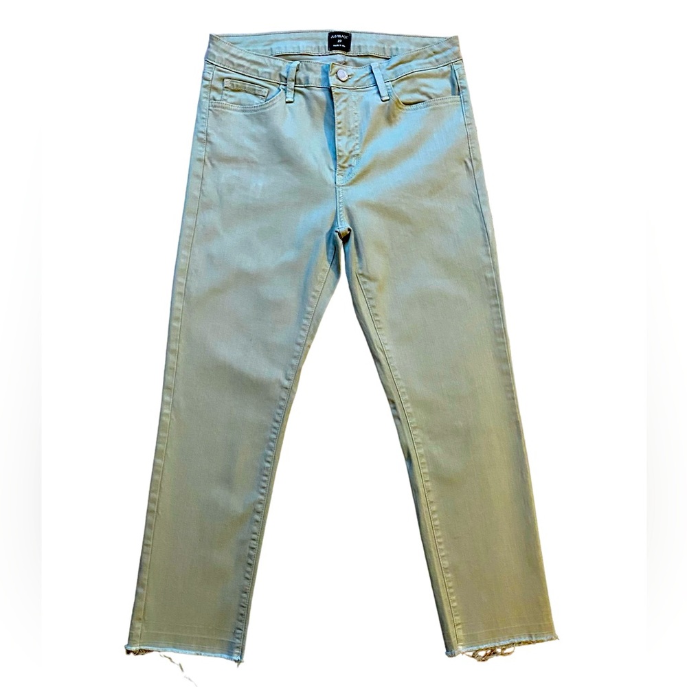 JUST BLACK SLIM STRAIGHT JEANS
